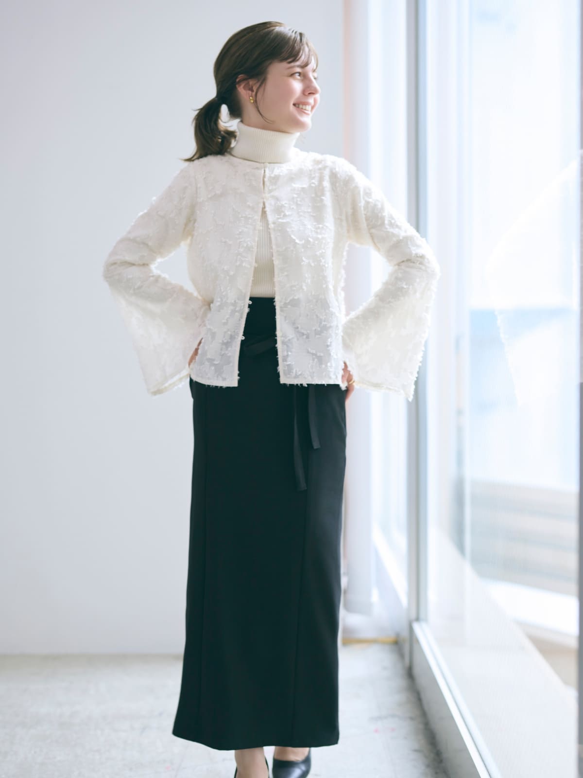 モデル: 160cm 着用サイズ: F