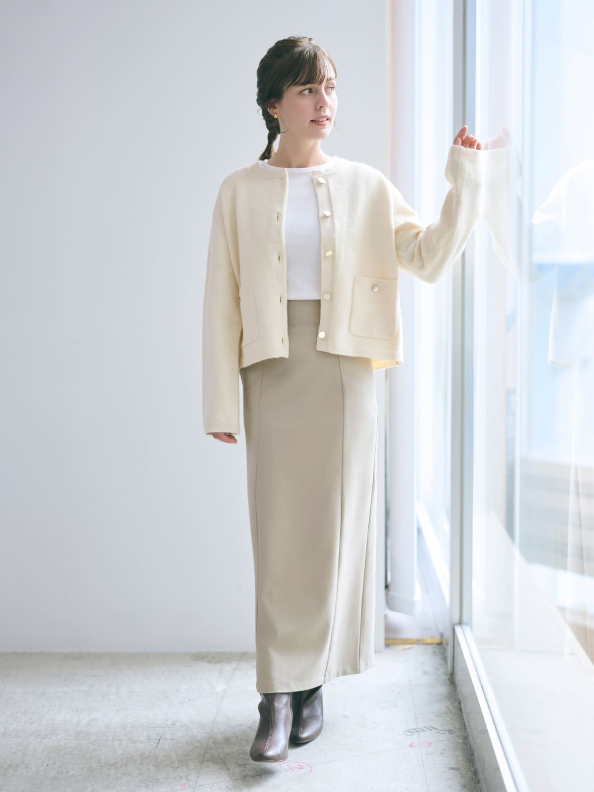 モデル: 160cm 着用サイズ: F