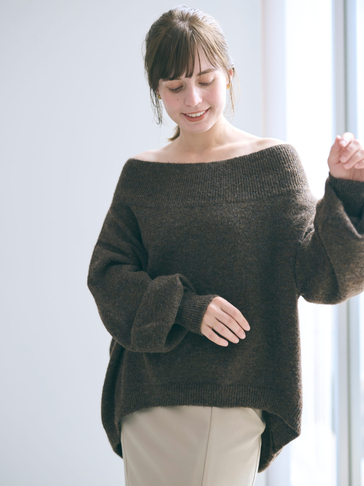 モデル: 160cm 着用サイズ: F