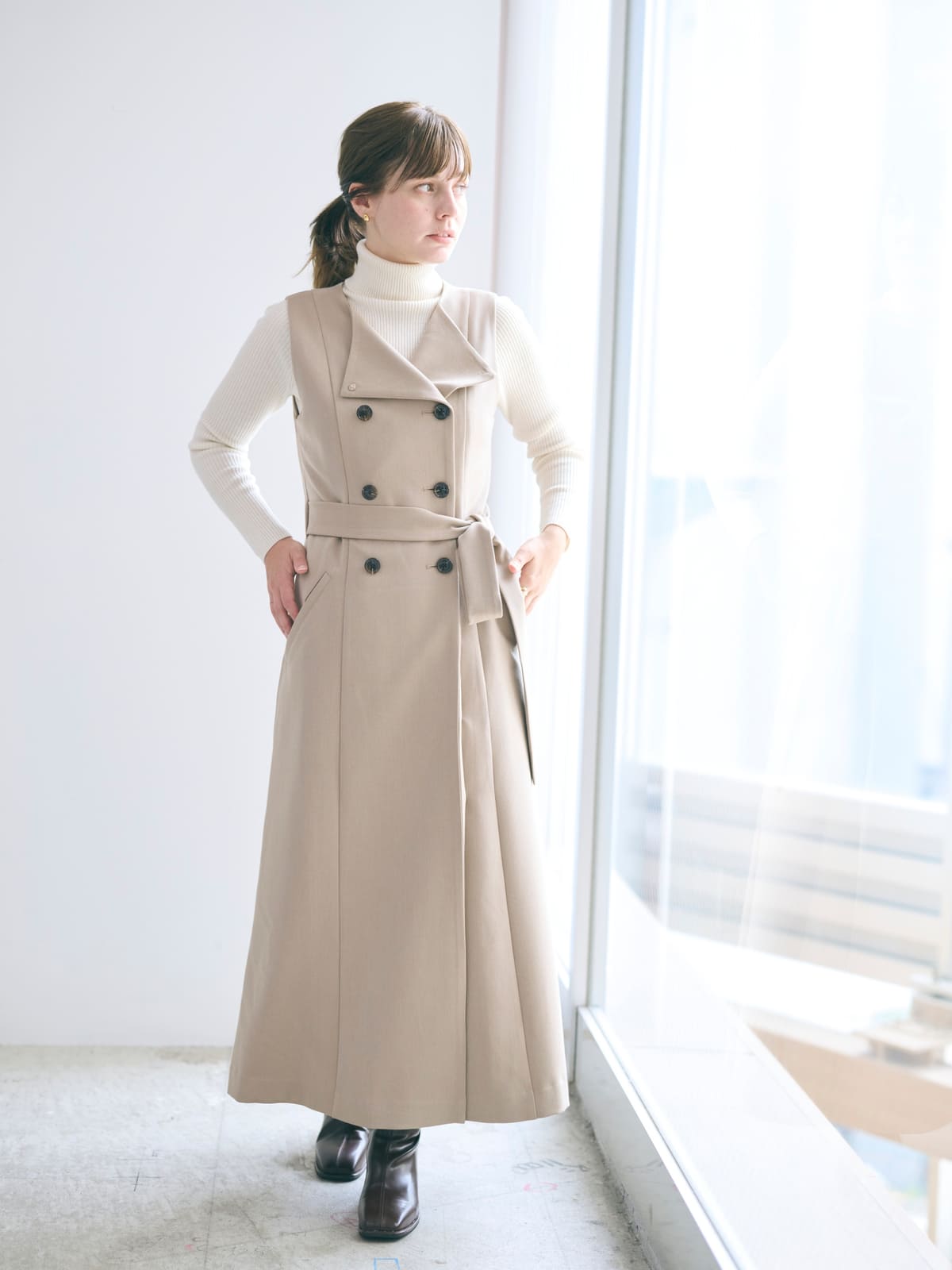 モデル: 160cm 着用サイズ: F