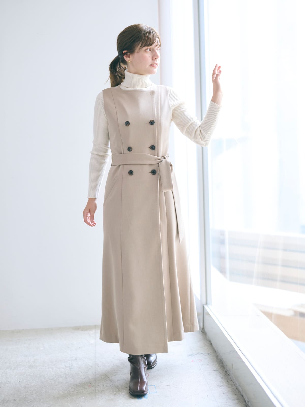 モデル: 160cm 着用サイズ: F