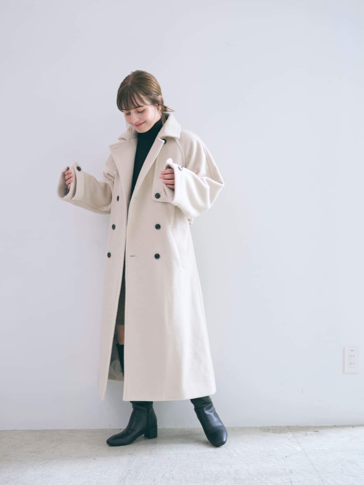 モデル: 160cm 着用サイズ: F